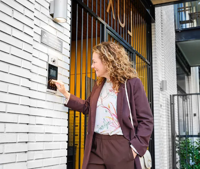 Intercomsysteem voor een appartementencomplex van een VvE